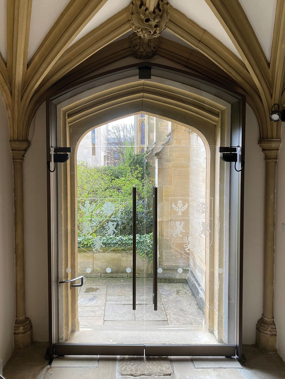 Invisible door automation